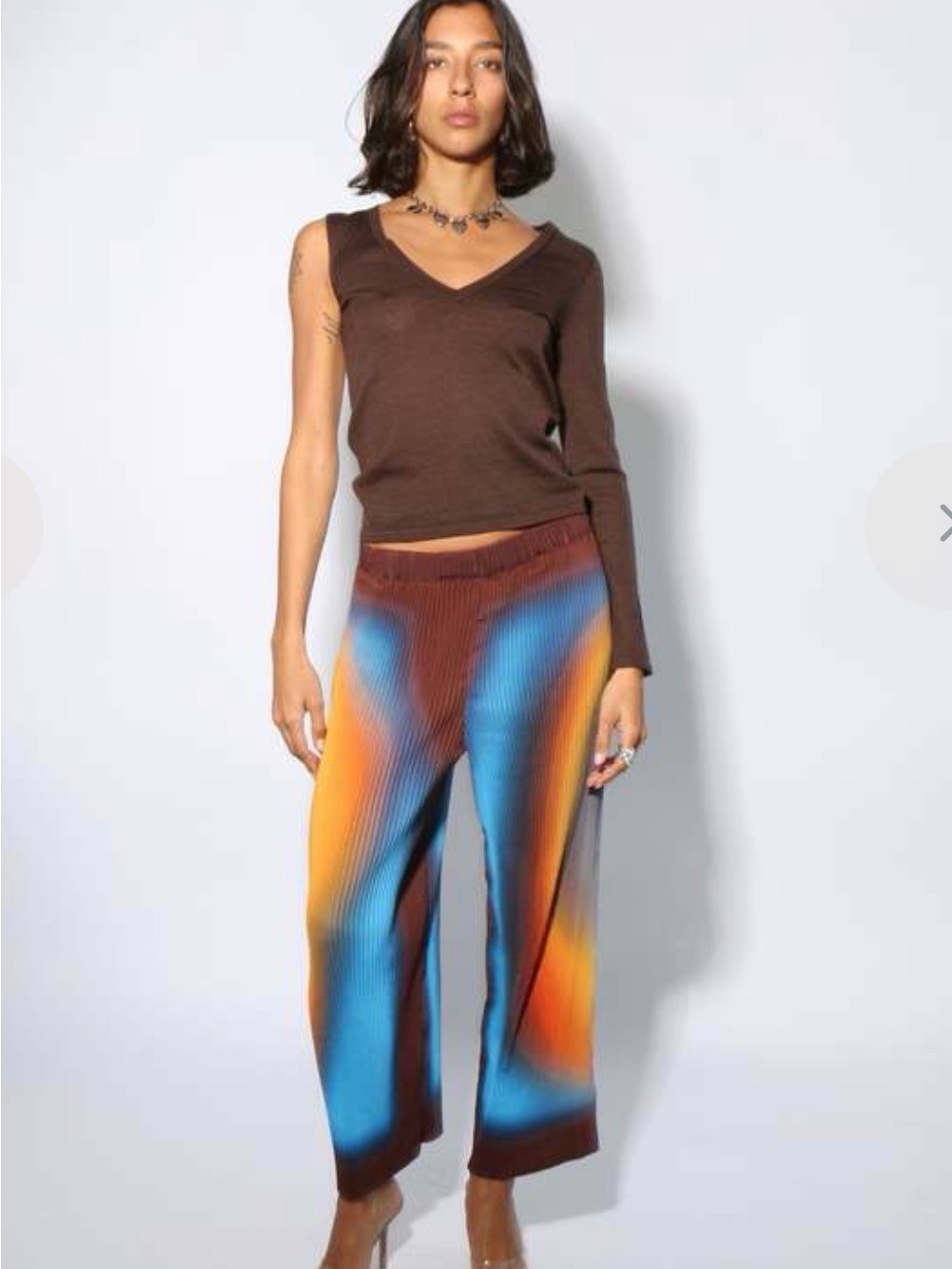 Julia Heuer Jack Rain Pleated Wide-Leg Pants — image 6 of 6